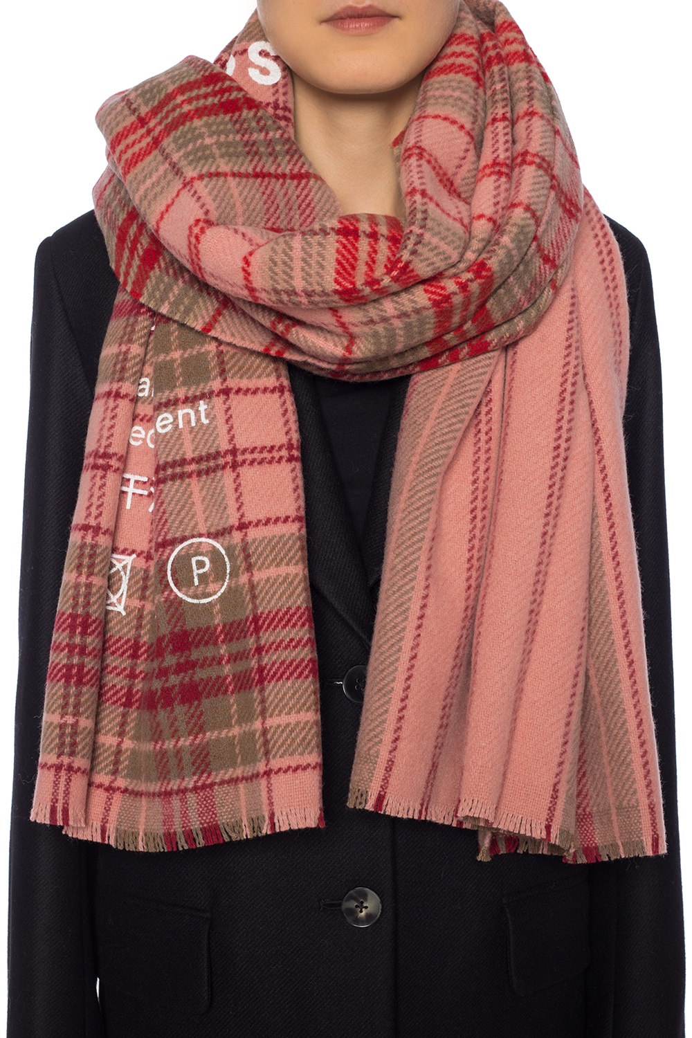 Acne Studios 'Cassiar' patterned scarf | Women's Accessories | Vitkac